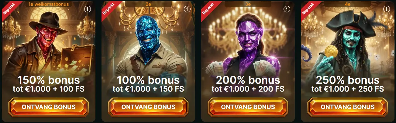 Luckygem Casino welkomstpakket